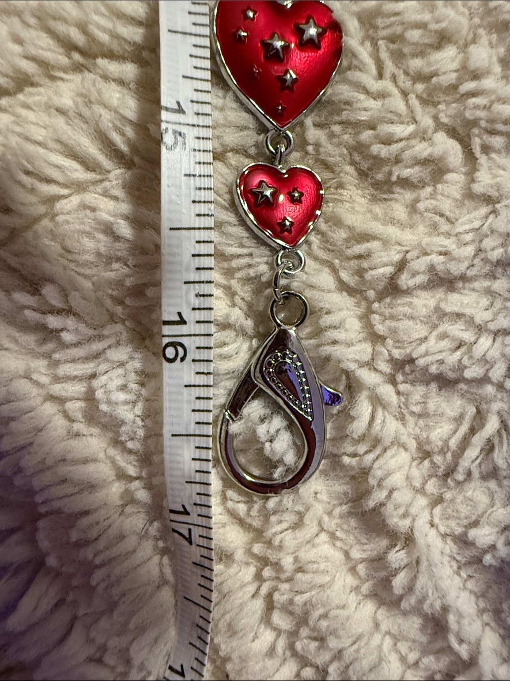 NWT Red Heart Pendant Necklace & Earring(Last Set) - Picture 6 of 6